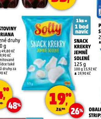 SNACK KREKRY JEMNĚ SOLENÉ