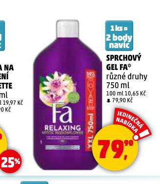 FA SPRCHOVÝ GEL