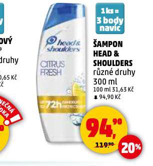 HEAD & SHOULDERS ŠAMPON NA VLASY