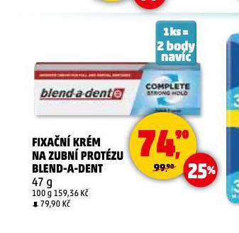 BLEND A DENT FIXAČNÍ KRÉM NA ZUBNÍ PROTÉZU