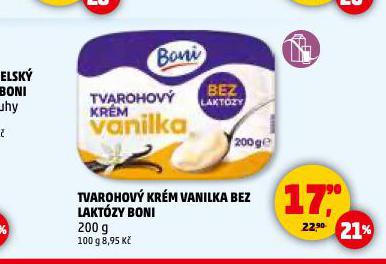 TVAROHOVÝ KRÉM VANILKA BEZ LAKTÓZY