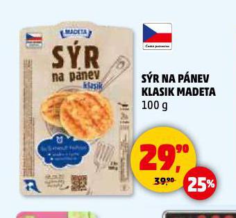 SÝR NA PÁNEV KLASIK MADETA