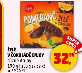 ŽELÉ V ČOKOLÁDĚ ENJOY
