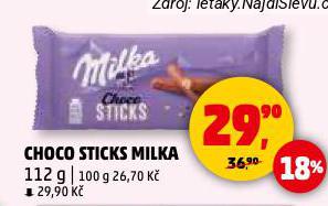 CHOCO STICK MILKA