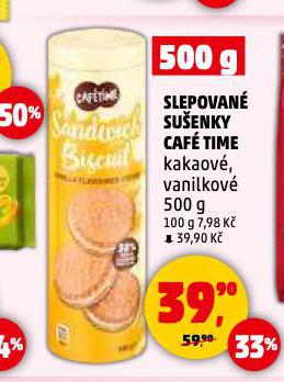 SLEPOVANÉ SUŠENKY CAFÉ TIME