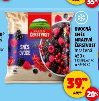 OVOCNÁ SMĚS MRAZIVÁ ČERSTVOST