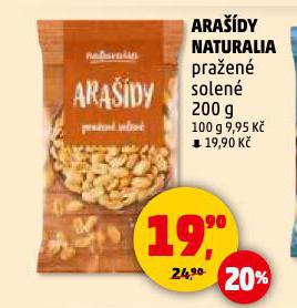 ARAŠÍDY NATURALIA