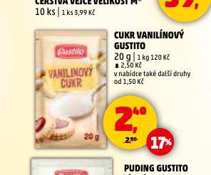 CUKR VANILNOV GUSTITO