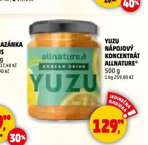 YUZU NPOJOV KONCENTRT ALLNATURE