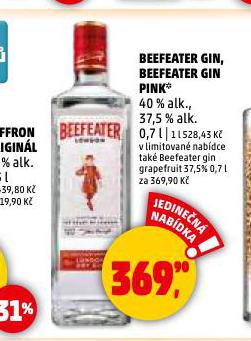 BEEFEATER GIN PINK