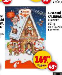 ADVENTNÍ KALENDÁŘ KINDER
