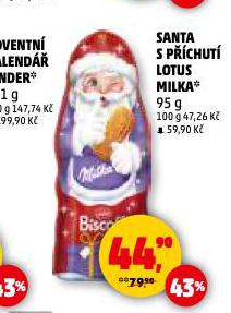 SANTA S PCHUT LOTUS MILKA