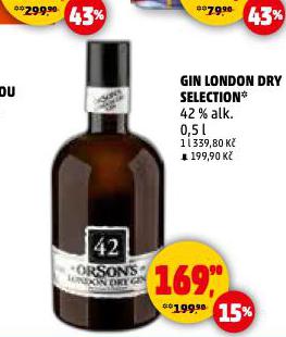 GIN LONDON DRY SELECTION