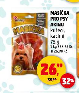AKINU MASÍČKA PRO PSY