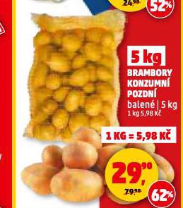 BRAMBORY KONZUMN POZDN