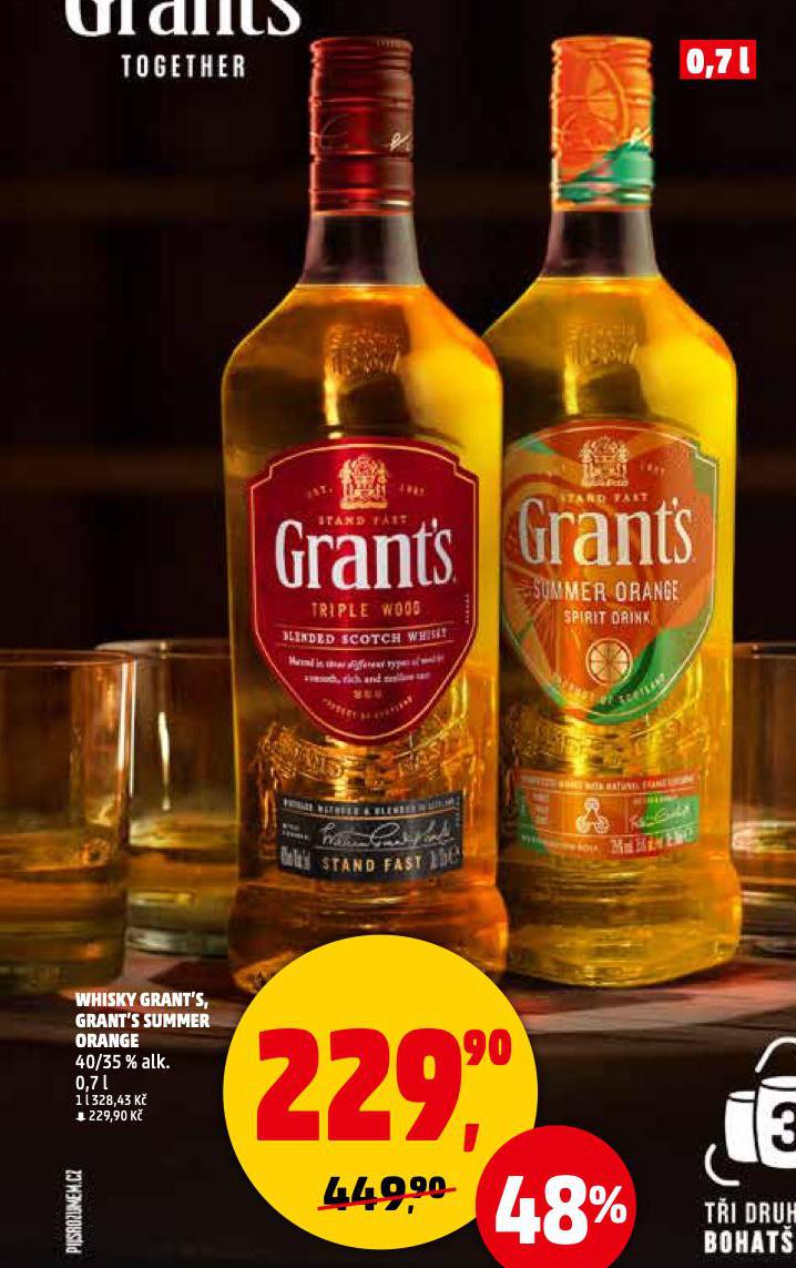 GRANT'S TRIPLE WOOD WHISKY