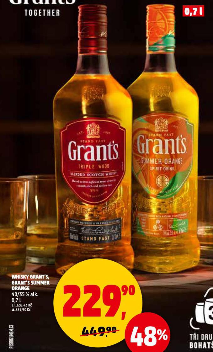WHISKY GRANT'S SUMMER ORANGE