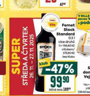 FERNET STOCK STANDARD