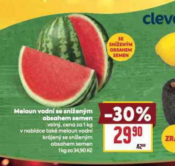 MELOUN VODN SE SN͎ENM OBSAHEM SEMEN