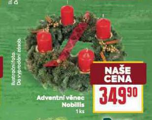 ADVENTNÍ VĚNEC NOBILLIS
