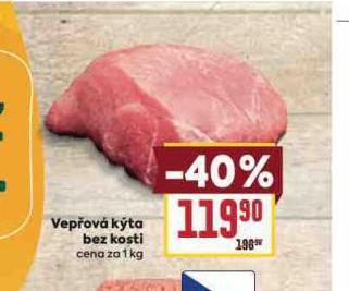 VEPŘOVÁ KÝTA BEZ KOSTI