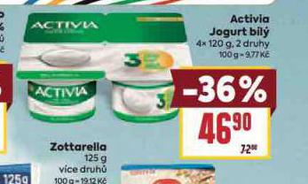ACTIVIA JOGURT BÍLÝ