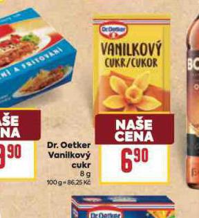 DR. OETKER VANILKOV CUKR
