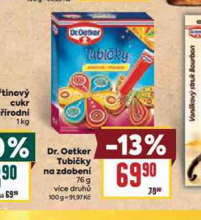 DR. OETKER TUBIKY NA ZDOBEN