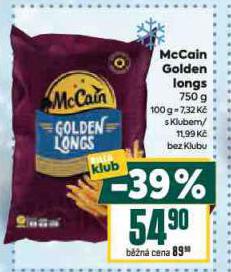 MC CAIN GOLDEN LONGS