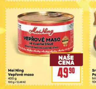 MEI NING VEPŘOVÉ MASO