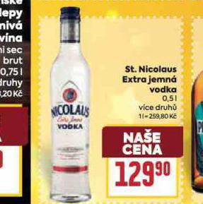 ST. NICOLAUS EXTRA JEMN VODKA