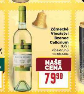 ZÁMECKÉ VINAŘSTVÍ BZENEC CELLARIUM