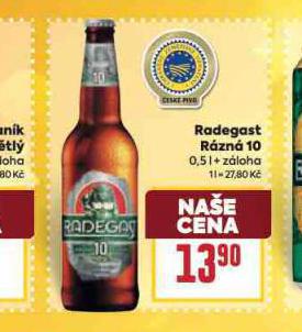 PIVO RADEGAST RZN 10