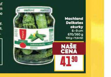 MACHLAND DELIKATES OKURKY