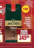 JACOBS VELVET CREMA ZRNKOVÁ KÁVA