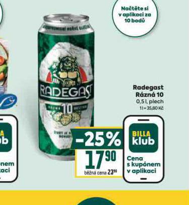 PIVO RADEGAST RÁZNÁ 10