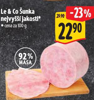 LE & CO UNKA NEJVY JAKOSTI