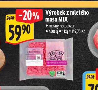 VROBEK Z MLETHO MASA MIX