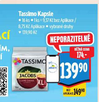 TASSIMO KÁVOVÉ KAPSLE