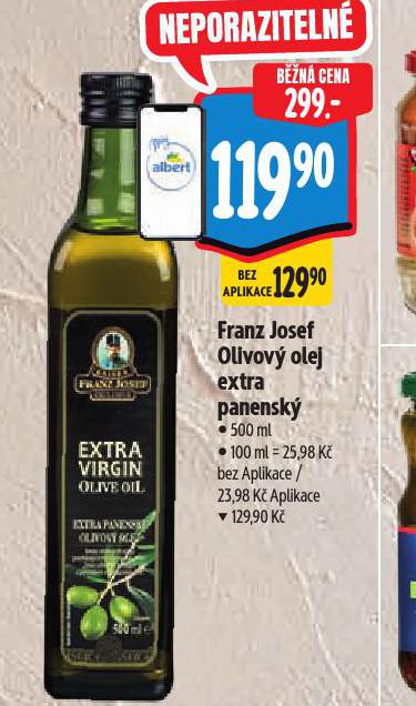 FRANZ JOSEF OLIVOV OLEJ EXTRA PANENSK