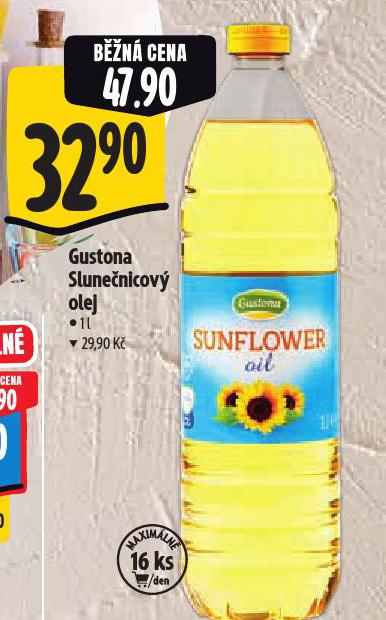 GUSTONA SLUNEČNICOVÝ OLEJ