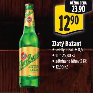 PIVO ZLAT BAANT