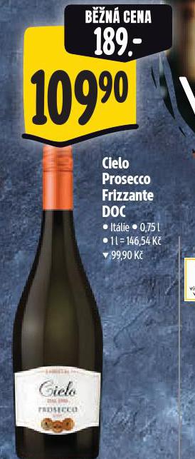 CIELO PROSECCO FRIZZANTE DOC