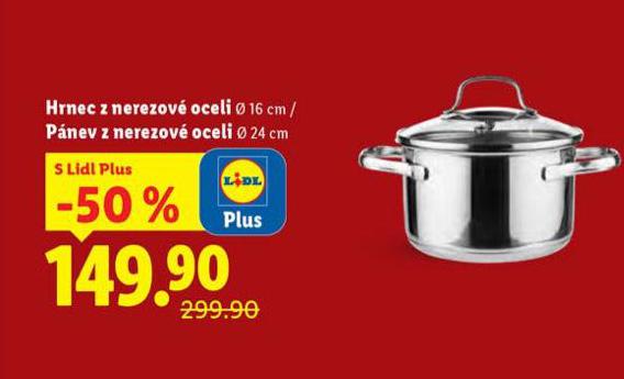 HRNEC Z NEREZOVÉ OCELI 16 CM