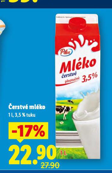 ČERSTVÉ MLÉKO 3,5%