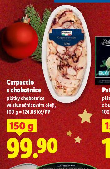 CARPACCIO Z CHOBOTNICE