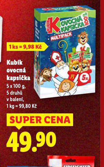 KUBÍK OVOCNÁ KAPSIČKA