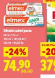 ELMEX JUNIOR DĚTSKÁ ZUBNÍ PASTA