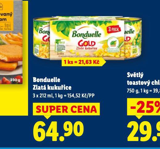 BONDUELLE ZLAT KUKUICE