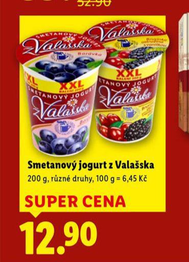 SMETANOV JOGURT Z VALASKA